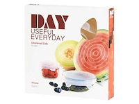 Day universal lid 6 piece set (500x) - afbeelding 1 van  3