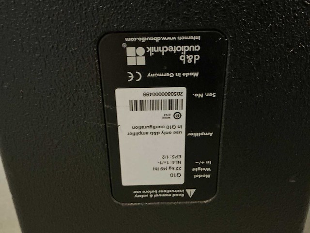 D&b audiotechnik - q10 - speakers (2x) - afbeelding 10 van  11