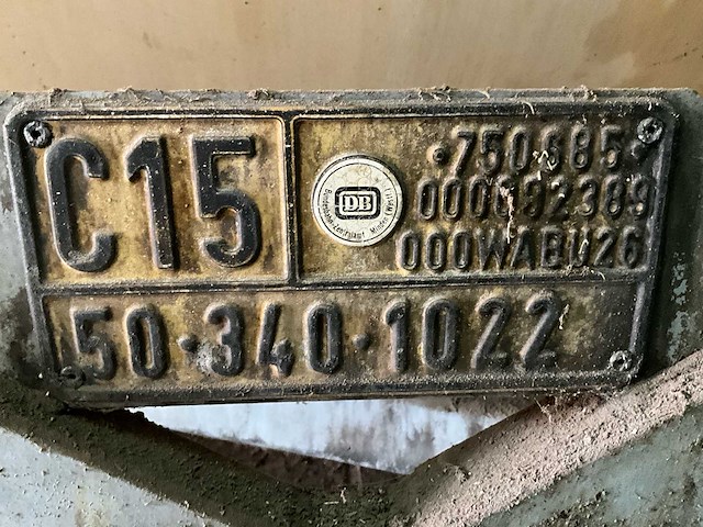 Db c15 tank container - afbeelding 14 van  22