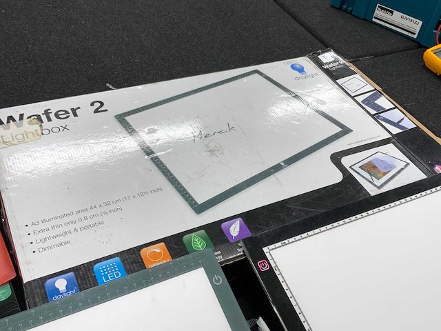 Db power / daylight wafer 2 lightbox e35030 a3 led copy board en daylight board - afbeelding 8 van  8