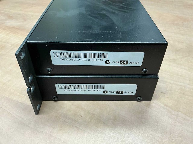 Dbx 166xl stereo processor (2x) - afbeelding 3 van  4