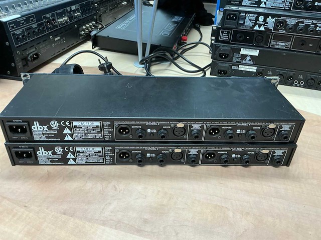 Dbx 166xl stereo processor (2x) - afbeelding 3 van  4
