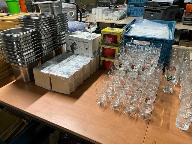 D’chouffe bierglazen en viltjes - afbeelding 1 van  3