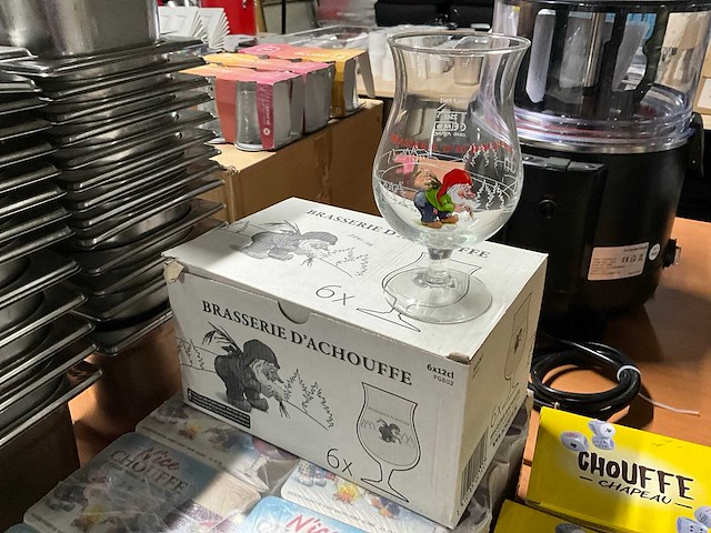 D’chouffe bierglazen en viltjes - afbeelding 6 van  7
