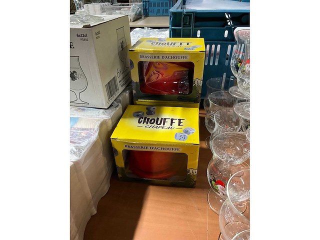 D’chouffe bierglazen en viltjes - afbeelding 4 van  6