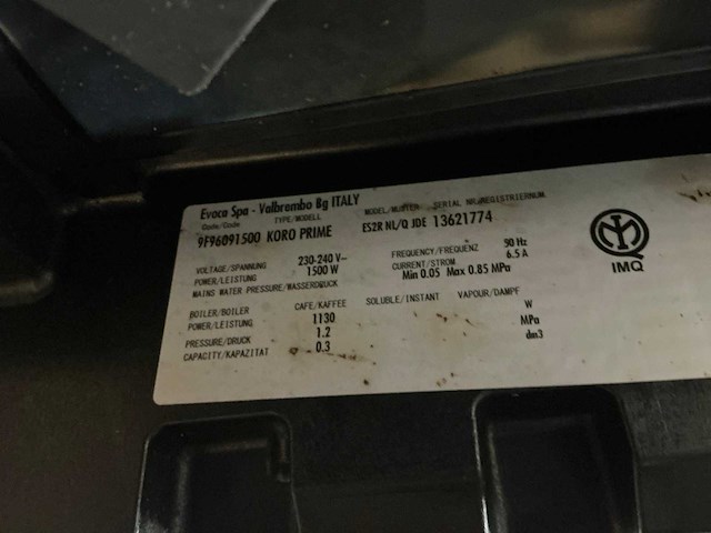 De 9f96091500 koro prime koffiemachine - afbeelding 7 van  9