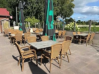 De arend - 12 terrastafels en 47 terrasstoelen
