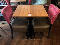 De arend - 2 restauranttafels en 4 stoelen - afbeelding 3 van  4