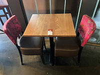 De arend - 2 restauranttafels en 4 stoelen - afbeelding 2 van  4