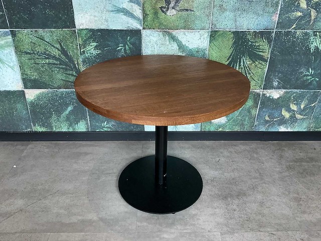 De arend - eiken ronde restauranttafel - afbeelding 1 van  4