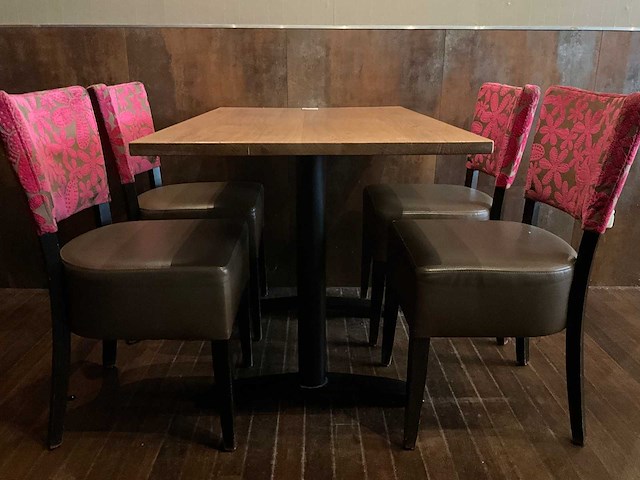 De arend - restaurantafel met 4 stoelen - afbeelding 2 van  5