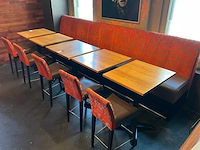 De arend - restaurantbank met 5 tafels en 5 krukken - afbeelding 1 van  8