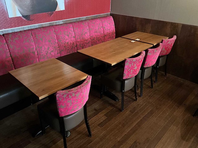De arend - restaurantbank met 5 tafels en 7 stoelen - afbeelding 3 van  7