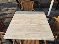 De arend complete terrasset 18 terrastafels - 61 terrasstoelen - afbeelding 3 van  13