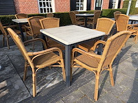De arend complete terrasset 18 terrastafels - 61 terrasstoelen - afbeelding 5 van  13