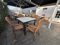 De arend complete terrasset 18 terrastafels - 61 terrasstoelen - afbeelding 1 van  13