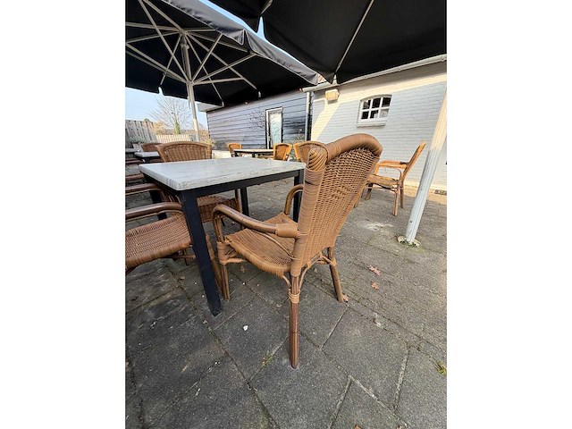 De arend complete terrasset 18 terrastafels - 61 terrasstoelen - afbeelding 6 van  13