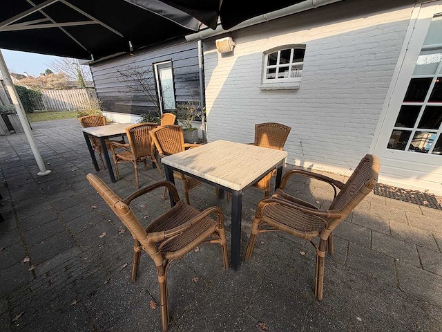 De arend complete terrasset 18 terrastafels - 61 terrasstoelen - afbeelding 7 van  13