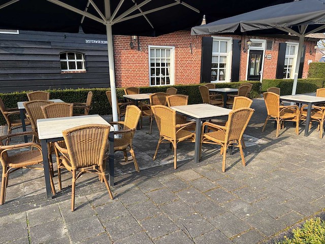 De arend complete terrasset 18 terrastafels - 61 terrasstoelen - afbeelding 9 van  13