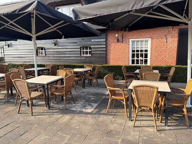 De arend complete terrasset 18 terrastafels - 61 terrasstoelen - afbeelding 10 van  13