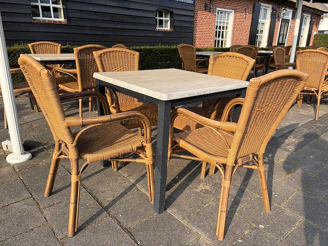 De arend complete terrasset 18 terrastafels - 61 terrasstoelen - afbeelding 11 van  13