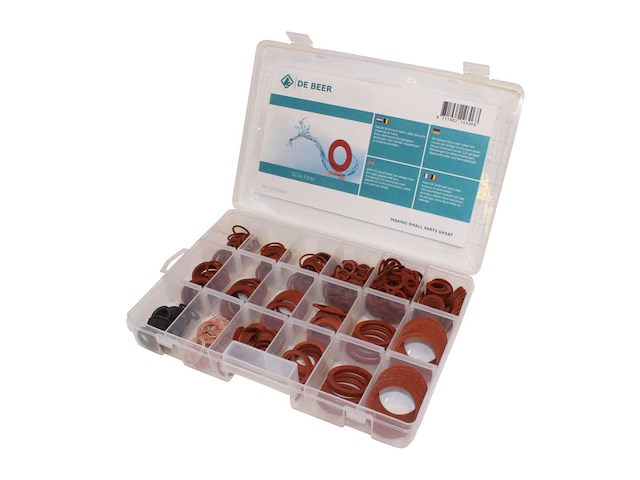 De beer assortimenstdoos fiber en ruberringen (7x) - afbeelding 1 van  3