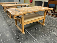 De beuk timmermans werkbank