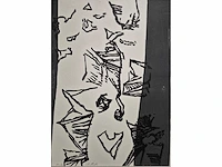 De bolle - zeefdruk - 60 x 50 - afbeelding 2 van  2
