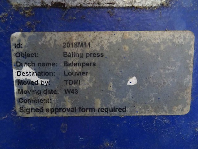 De breuk - papierpers 40tons - afbeelding 2 van  12