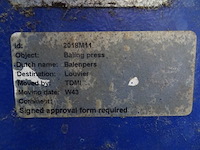 De breuk - papierpers 40tons - afbeelding 2 van  12