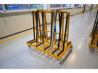 De glasbok verrijdbare dubbelzijdige glas transportbok - afbeelding 2 van  4