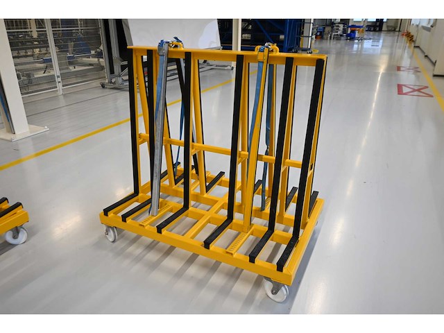 De glasbok verrijdbare dubbelzijdige glas transportbok - afbeelding 4 van  4