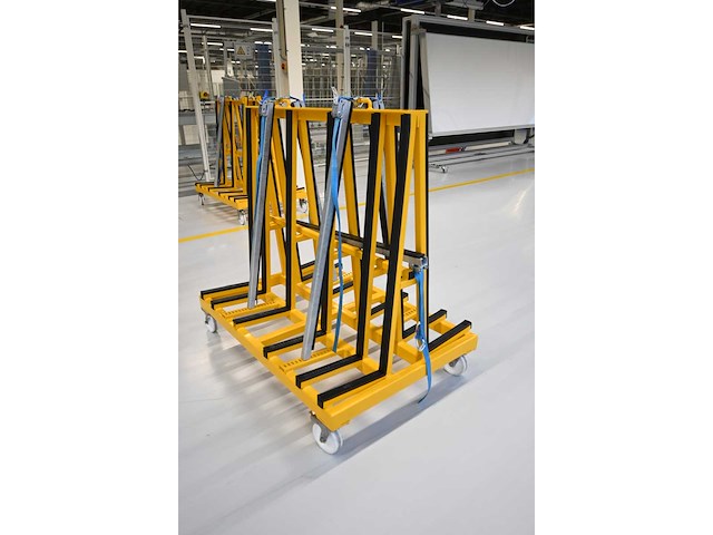 De glasbok verrijdbare dubbelzijdige glas transportbok - afbeelding 5 van  5