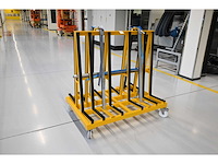 De glasbok verrijdbare dubbelzijdige glas transportbok - afbeelding 1 van  5