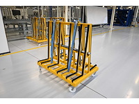 De glasbok verrijdbare dubbelzijdige glas transportbok - afbeelding 5 van  5