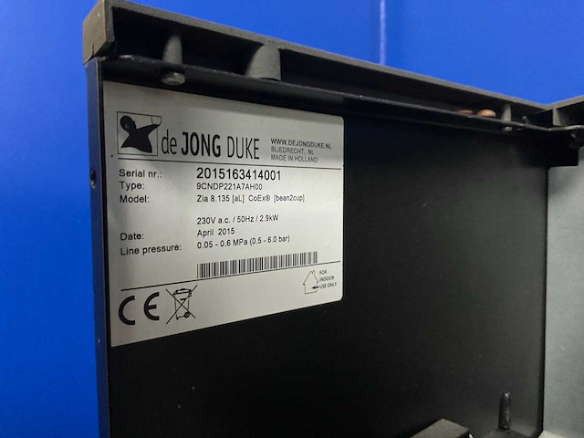 De jong duke zia 8.135 “bean2cup” koffiemachine - afbeelding 9 van  15