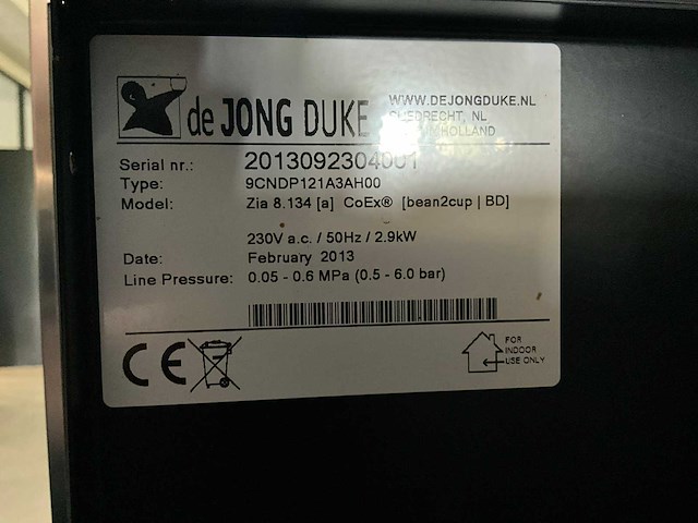 De jong duke zia koffiemachine - afbeelding 9 van  9