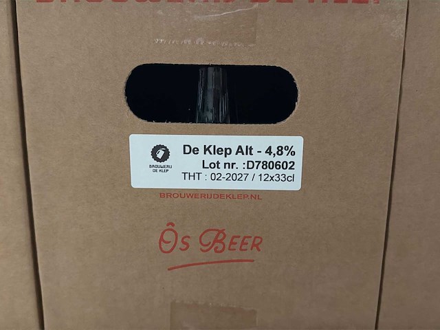 De klep - alt 12x33cl bier (213x) - afbeelding 2 van  5