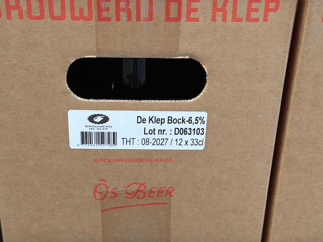 De klep - bock 12x33cl bier (59x) - afbeelding 2 van  4