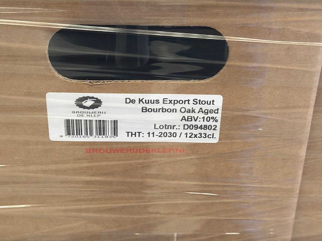 De klep - de kuus export stout bourbon 12x33cl bier (81x) - afbeelding 2 van  4
