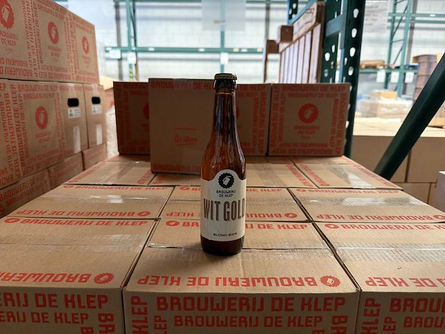 De klep - wit gold 12x33cl bier (217x) - afbeelding 1 van  7