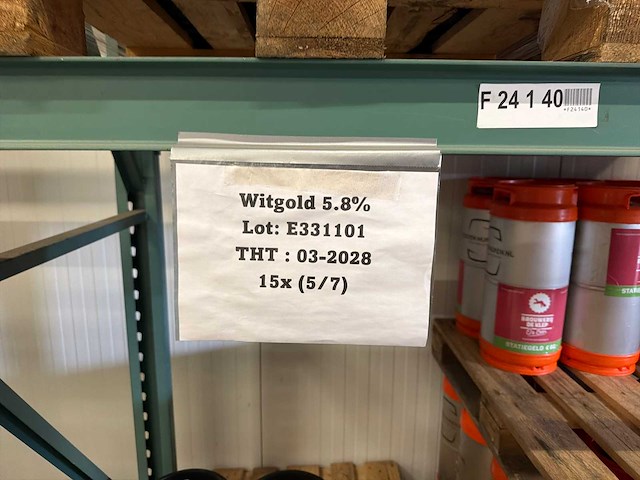 De klep - witgolf 5.8% 20l fuste bier (57x) - afbeelding 3 van  5