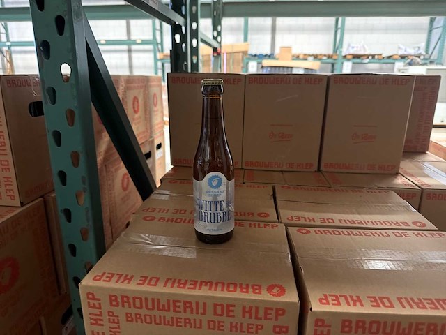De klep - witte van grubbe 12x33cl bier (256x) - afbeelding 1 van  6
