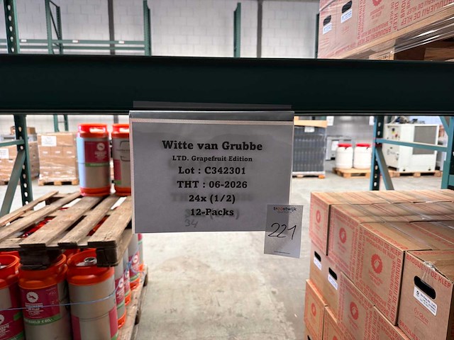 De klep - witte van grubbe 12x33cl bier (2x) - afbeelding 3 van  3