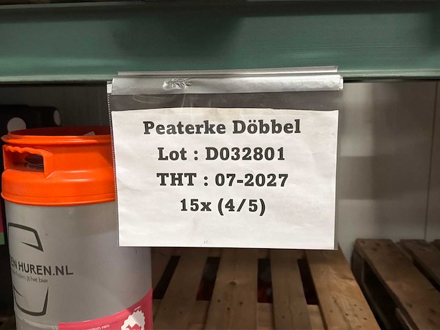 De klep paeterke döbbel 20l fuste bier (56x) - afbeelding 4 van  6
