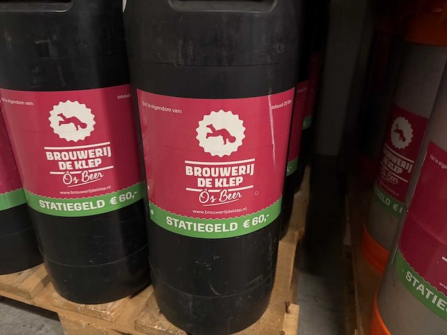 De klep paeterke inkel 20l fuste bier (39x) - afbeelding 2 van  6
