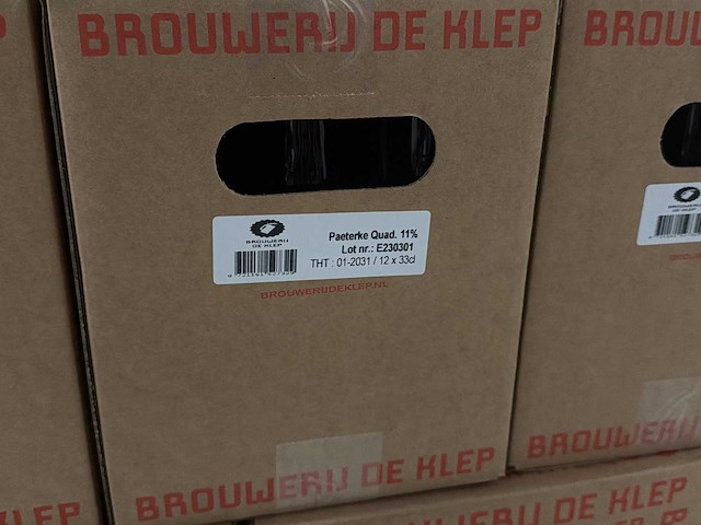 De klep paeterke quadröppel 12x33cl bier (145x) - afbeelding 2 van  5