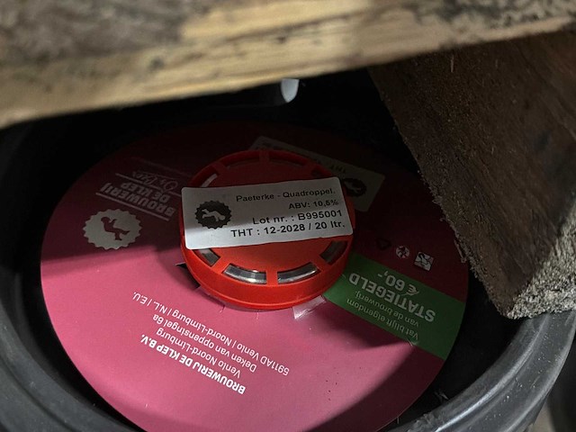 De klep paeterke quadröppel 20l fuste bier (47x) - afbeelding 2 van  5