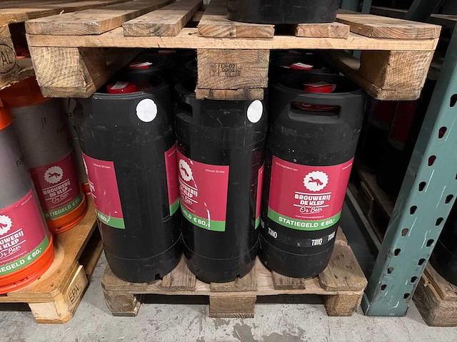 De klep paeterke triepel 20l fuste bier (98x) - afbeelding 1 van  6