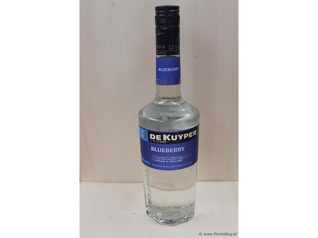 De kuyper blueberry likeur - 70 cl - winkelverkoopprijs € 10.95 - afbeelding 1 van  3